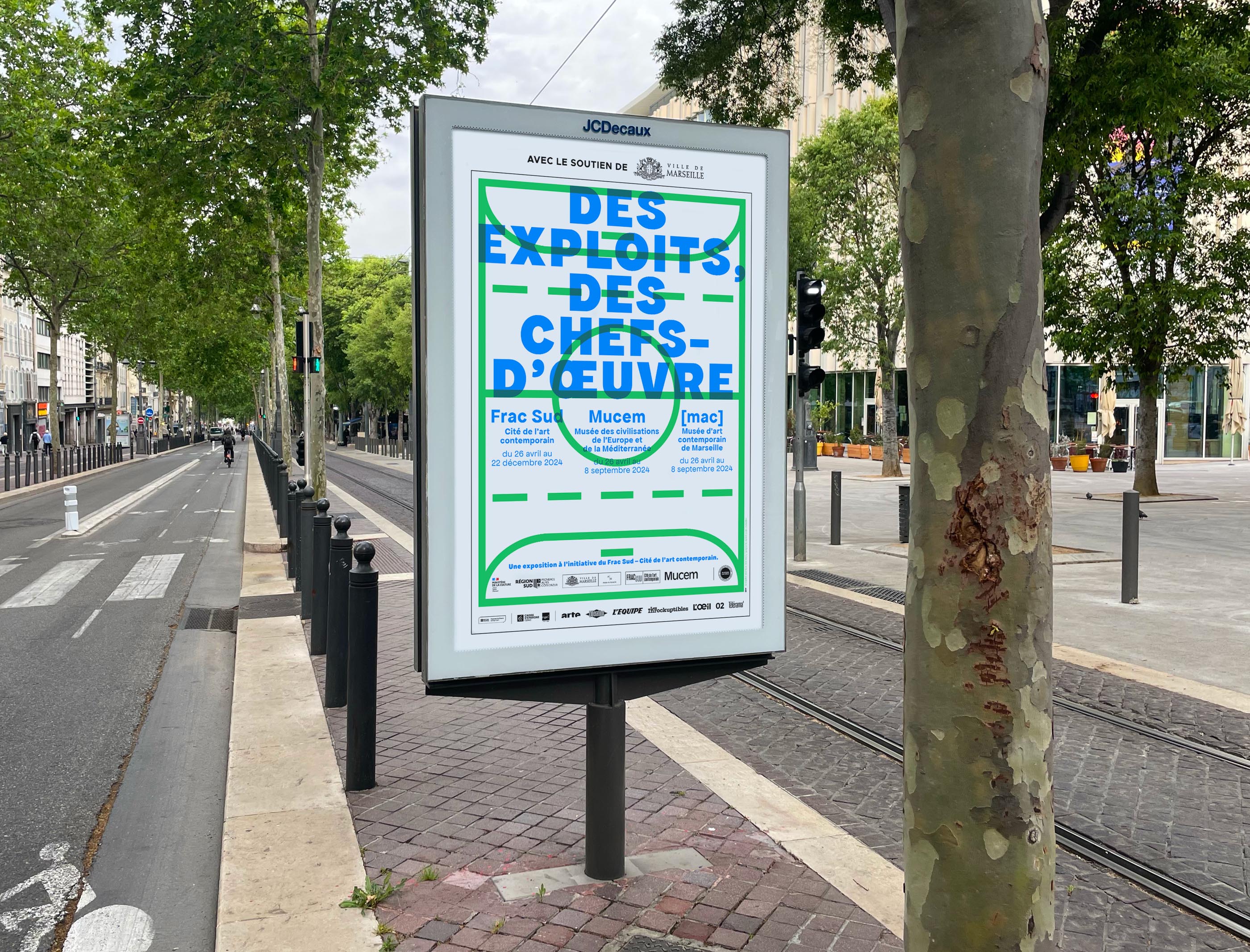 Vue d’une affiche en ville