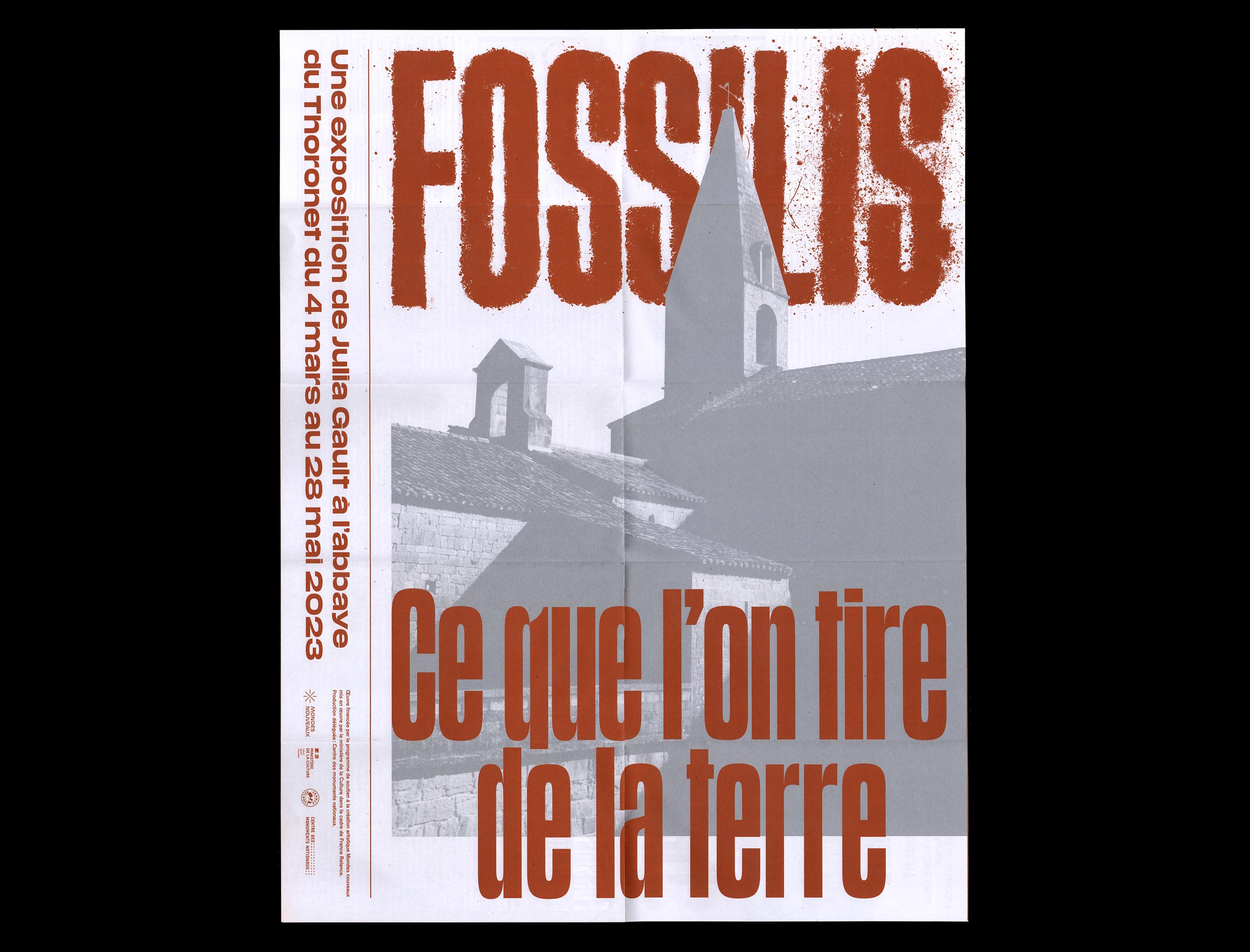 Affiche ouverte de l'exposition