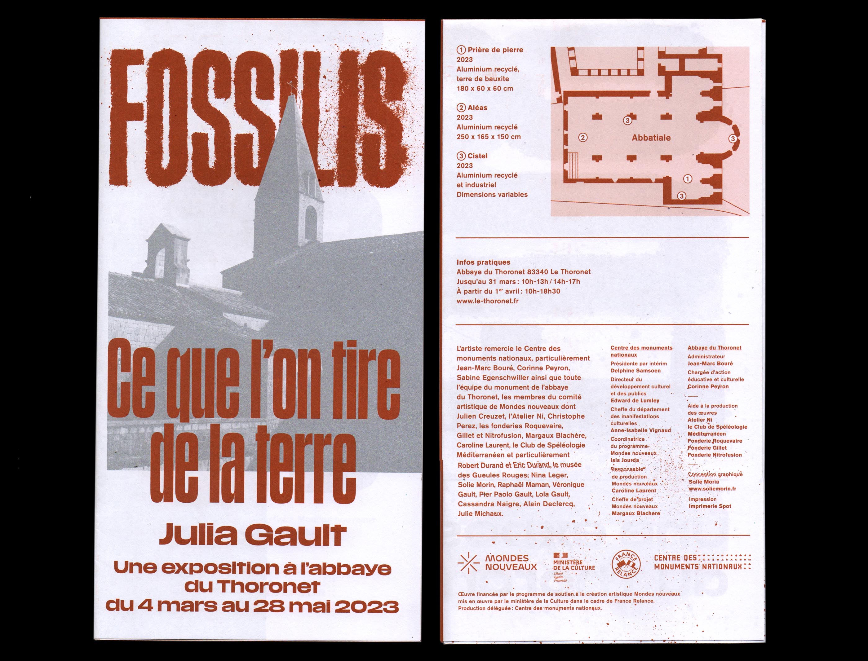 Dépliant de l'exposition